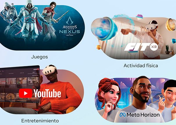 Gafas de realidad virtual Meta Quest 3S precio. Juegos y Apps