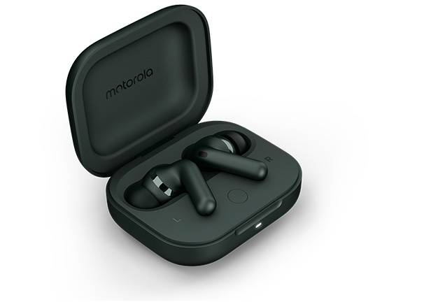 Auriculares inalámbricos Motorola Moto Buds+ - Hasta 38 horas de reproducción y carga inalámbrica Auriculares inalámbricos Motorola Moto Buds+ Hasta 38 horas de reproducción y carga inalámbrica