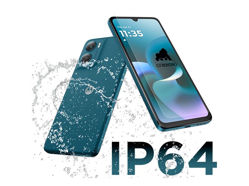 Motorola Moto g06 Power 256 GB Protección contra el agua con certificación IP64 y diseño premium
