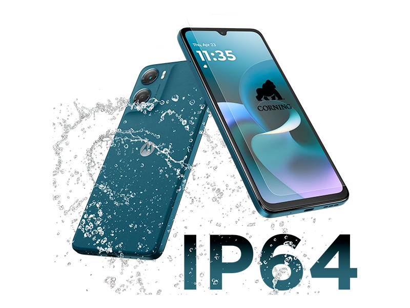 Motorola Moto g06 Power 256 GB Protección contra el agua con certificación IP64 y diseño premium