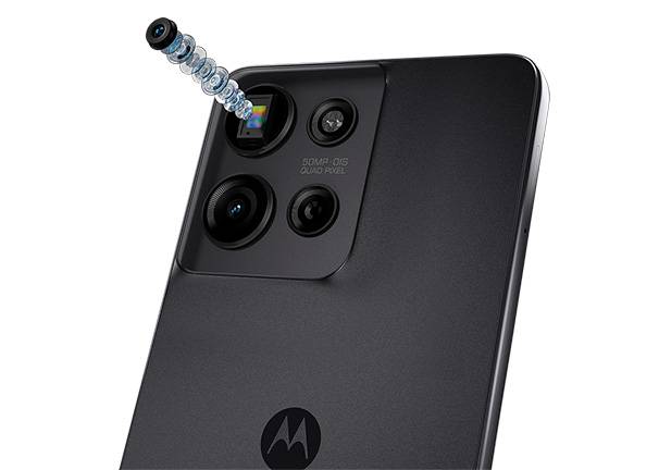 Motorola Moto G75 5G - Cámara Sony LYTIATM 600 con OIS Motorola Moto G75 5G Cámara Sony LYTIATM 600 con OIS