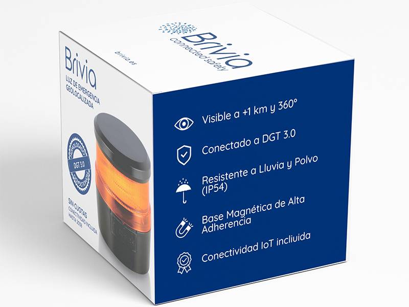 Pack de 2 balizas de emergencia conectadas (V16) Neoway Brivia - SIM IoT válida hasta 31/12/2038 Pack de 2 balizas de emergencia conectadas (V16) Neoway Brivia SIM IoT válida hasta 31/12/2038