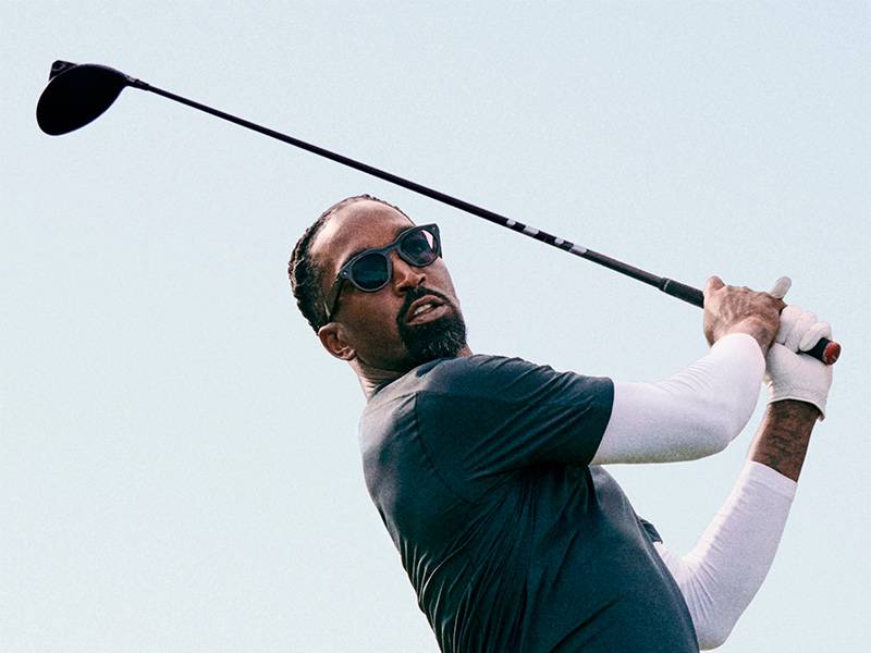 Gafas IA Oakley Meta HSTN PRIZM Polar montura estándar Gafas con IA para el deporte