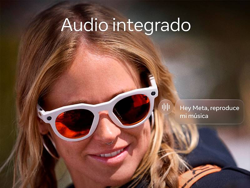 Gafas IA Oakley Meta HSTN Transitions montura estándar Audio integrado