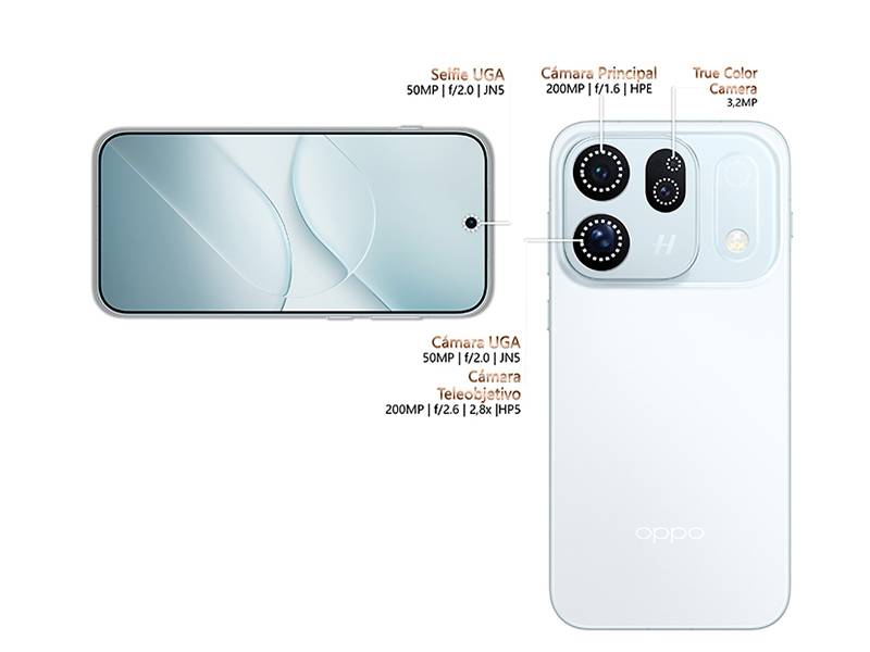 OPPO Find X10 512 GB La mejor tecnología con Sistema Dual de Cámara de 200MP, codesarrollado con Hasselblad