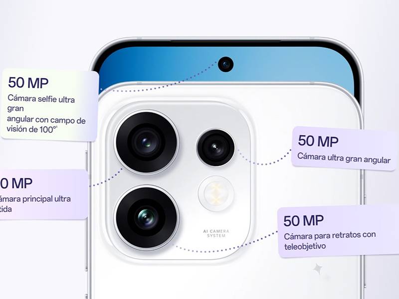 OPPO Reno16 5G 512 GB - La cámara Teleobjetivo de 50MP que estabas esperando: captura cada detalle en viajes y conciertos. ¡Haz que tus RRSS brillen! OPPO Reno16 5G 512 GB La cámara Teleobjetivo de 50MP que estabas esperando: captura cada detalle en viajes y conciertos. ¡Haz que tus RRSS brillen!