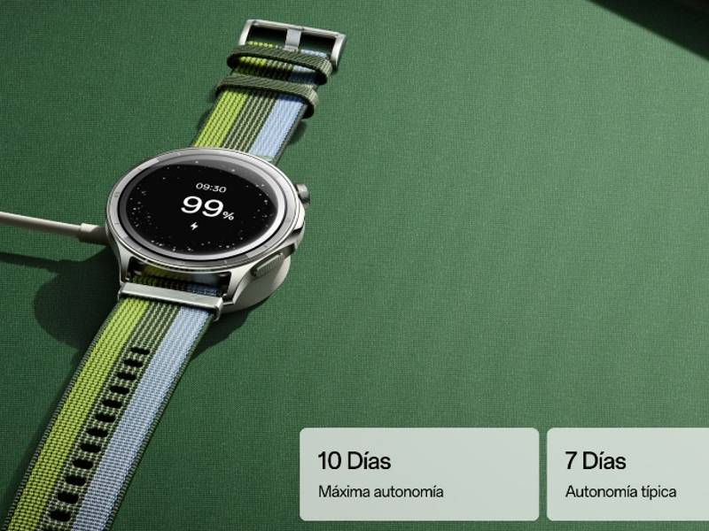 OPPO Watch S (44,9 mm) El rendimiento que buscabas en un smartwatch, ahora en el tamaño ideal y con gran autonomía