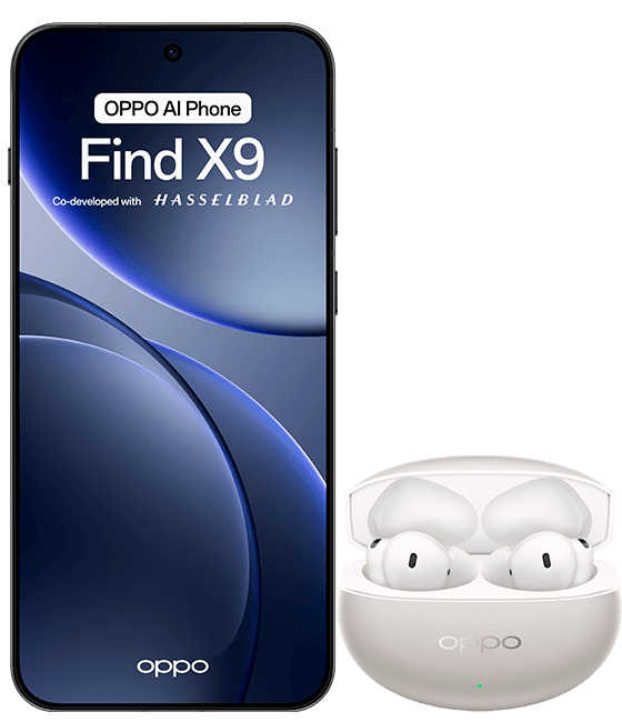OPPO Find X9 5G 512 GB negro + auriculares inalámbricos Enco X3s plata
