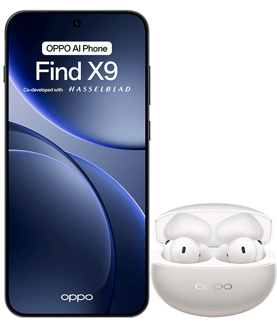 OPPO Find X9 5G 512 GB negro + auriculares inalámbricos Enco X3s plata OPPO Find X9 5G 512 GB negro + auriculares inalámbricos Enco X3s plata