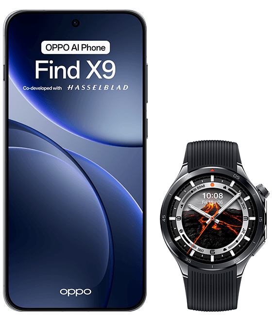 OPPO Find X9 5G 512 GB negro + Watch X2 negro OPPO Find X9 5G 512 GB negro + Watch X2 negro