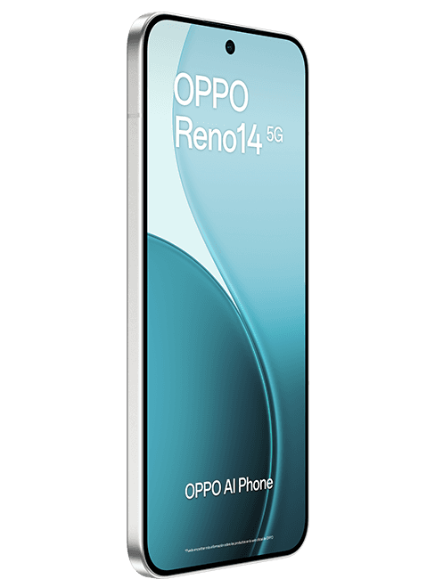 OPPO Reno14 5G 256GB blanco + auriculares inalámbricos Enco X3S plata OPPO Reno14 5G 256GB blanco + auriculares inalámbricos Enco X3S plata