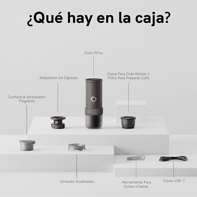 Cafetera eléctrica portátil OutIn Mino Cafetera eléctrica portátil OutIn Mino