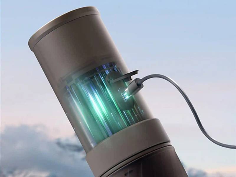 Cafetera eléctrica portátil OutIn Mino Batería potente y carga rápida