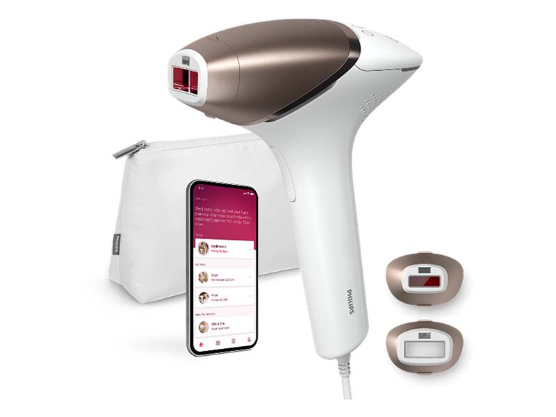 Depiladora de luz pulsada Philips Lumea S8000 BRI945-00 Todo lo que necesitas para cara y cuerpo