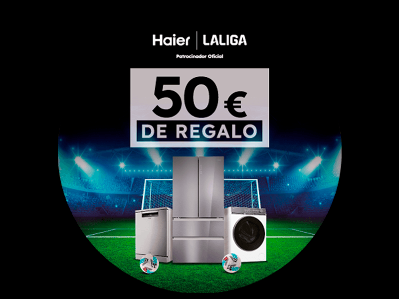 Lavadora Haier HW100B14367UIB Llévate una Haier HW120B14367UIB y consigue 50€ regalo