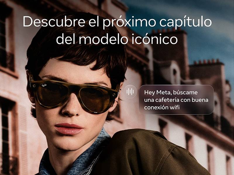 Gafas IA Ray-Ban Meta 3 Aviator polarizadas montura estándar - Vive tu día sin complicaciones Gafas IA Ray-Ban Meta 3 Aviator polarizadas montura estándar Vive tu día sin complicaciones
