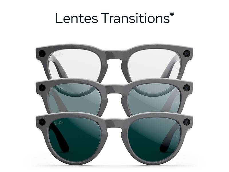 Gafas IA Ray-Ban Meta 2 Headliner Transitions montura estándar - Lentes Transitions® Gafas IA Ray-Ban Meta 2 Headliner Transitions montura estándar Lentes Transitions®