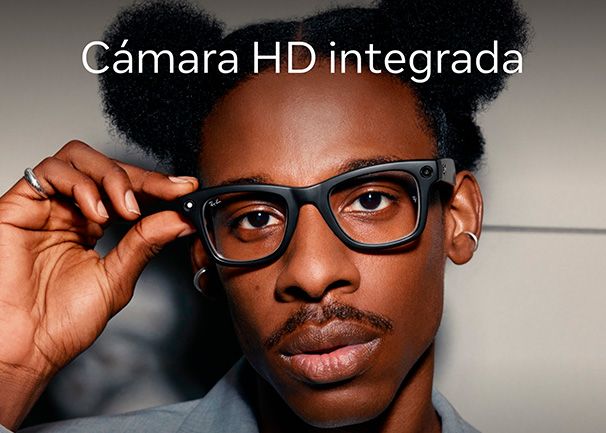 Gafas IA Ray-Ban Meta Wayfarer Transitions montura estándar precio. Haz fotos, vídeos y trasmite en directo