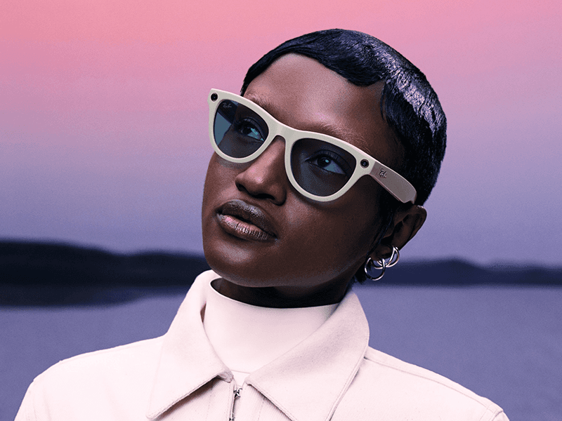 Gafas IA Ray-Ban Meta 2 Wayfarer Transitions montura estándar Meta AI