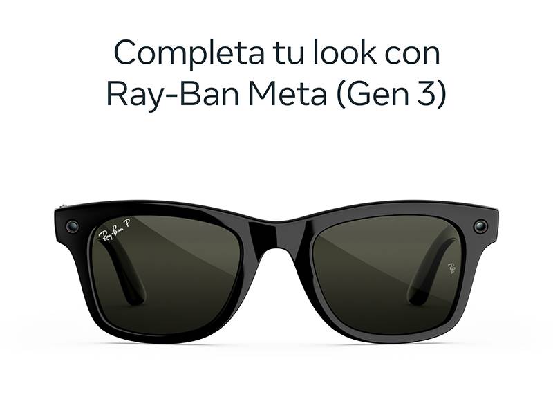 Gafas IA Ray-Ban Meta 3 Wayfarer montura estándar - Completa tu look con Rayban Meta (Gen 3) Gafas IA Ray-Ban Meta 3 Wayfarer montura estándar Completa tu look con Rayban Meta (Gen 3)