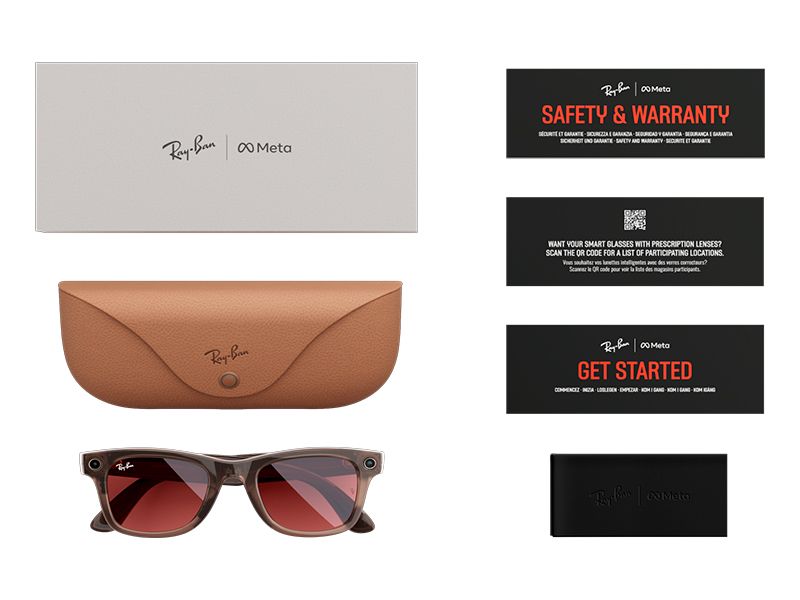 Gafas IA Ray-Ban Meta Wayfarer montura grande precio. El estilo de Ray-Ban con la tecnología de Meta