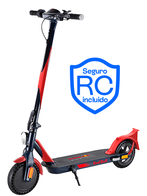 Patinete eléctrico Red Bull Race Teen + Seguro de Responsabilidad Civil incluido Patinete eléctrico Red Bull Race Teen + Seguro de Responsabilidad Civil incluido