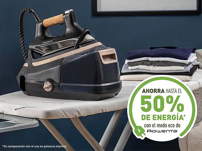 Centro de planchado Rowenta Eco Steam Pro DG9661F0 - Modo Eco muy eficiente Centro de planchado Rowenta Eco Steam Pro DG9661F0 Modo Eco muy eficiente
