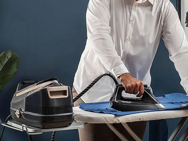 Centro de planchado Rowenta Eco Steam Pro DG9661F0 - Tecnología silenciosa Centro de planchado Rowenta Eco Steam Pro DG9661F0 Tecnología silenciosa