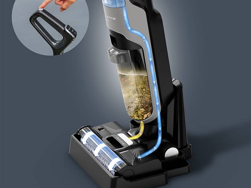 Fregona eléctrica Rowenta X-Clean 4 - Sistema de autolimpieza Fregona eléctrica Rowenta X-Clean 4 Sistema de autolimpieza