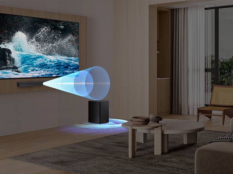 Barra de sonido Samsung HW-B650F/ZF - 4 altavoces y 3.1 canales Barra de sonido Samsung HW-B650F/ZF 4 altavoces y 3.1 canales