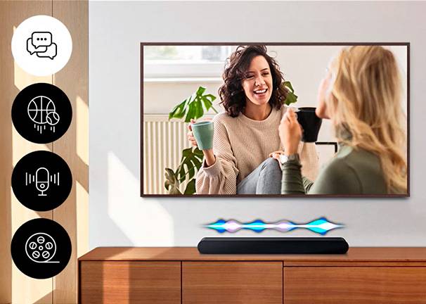 Barra de sonido Samsung HWS60D-ZF - Adaptive Sound Barra de sonido Samsung HWS60D-ZF Adaptive Sound
