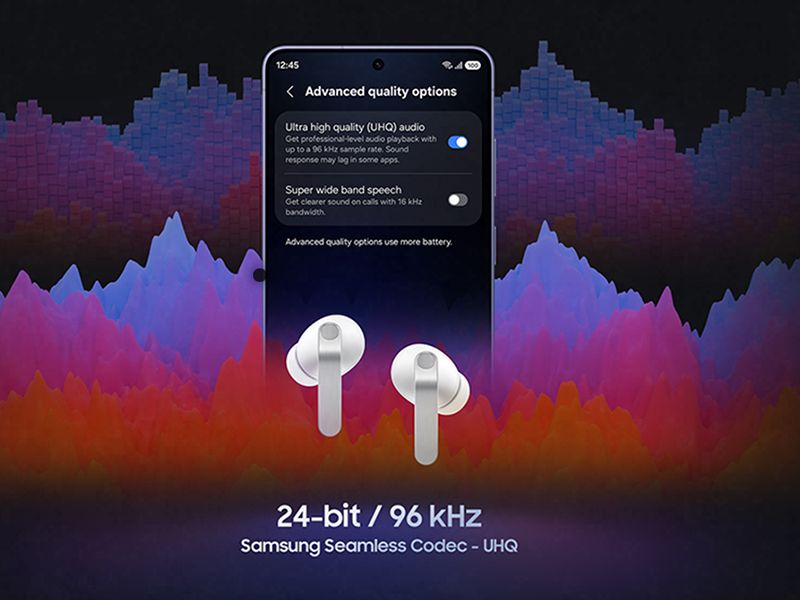 Samsung Galaxy Buds4 Pro - Deja que la música se quede en su sitio Samsung Galaxy Buds4 Pro Deja que la música se quede en su sitio