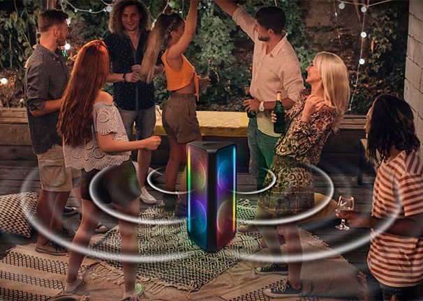 Torre de sonido Samsung Sound Tower MX-ST50B precio. Sonido bidireccional