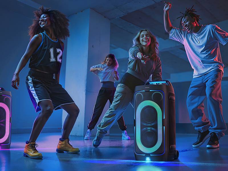 Torre de sonido Samsung MX-ST50F/ZF Personaliza tu fiesta con sus Party Lights+
