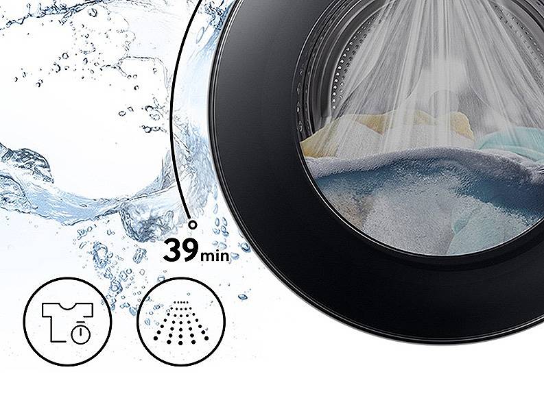 Lavadora Samsung 11kg AI Ecobubble™ WW11DG5B25TEEC - Programa Super Speed 39 Lavadora Samsung 11kg AI Ecobubble™ WW11DG5B25TEEC Programa Super Speed 39