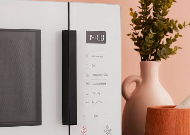 Microondas Samsung MG23T5018CWEC Modo Eco