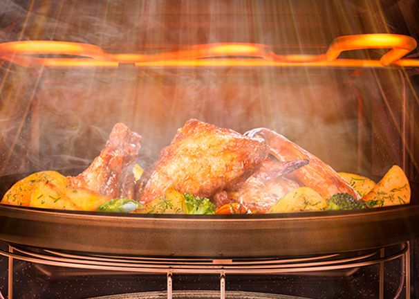 Microondas Samsung MG23T5018CWEC Grill Fry