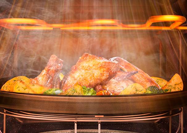 Microondas Samsung MG23T5018CWEC Grill Fry