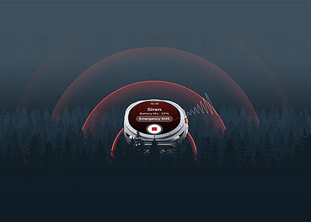Samsung Galaxy Watch Ultra (47 mm) - Tu seguridad inmediata con Siren Samsung Galaxy Watch Ultra (47 mm) Tu seguridad inmediata con Siren