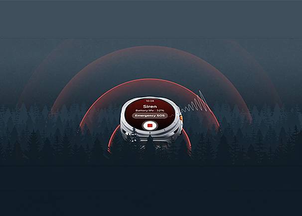 Samsung Galaxy Watch Ultra (47 mm) - Tu seguridad inmediata con Siren Samsung Galaxy Watch Ultra (47 mm) Tu seguridad inmediata con Siren