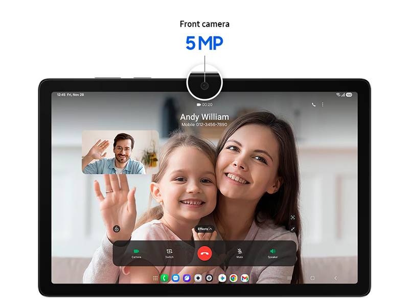 Samsung Galaxy Tab A11+ Wi-Fi 128 GB Mejor imagen y sonido superior para tus videollamadas
