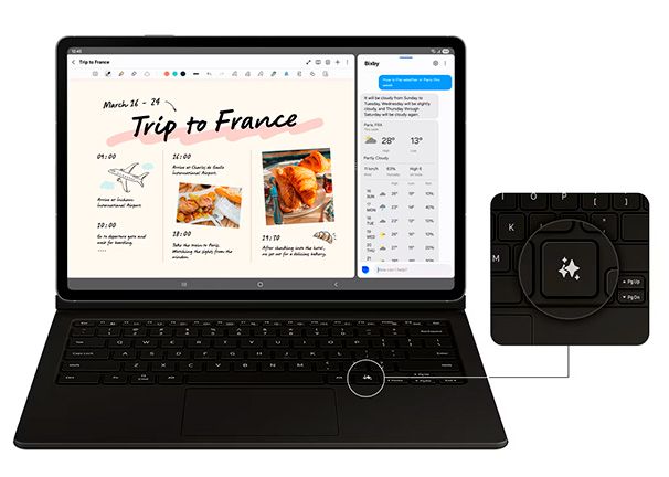Samsung Galaxy Tab S10 FE 128 GB Rendimiento extremo y el poder de Galaxy AI