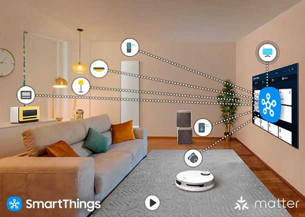 Samsung TQ55Q60DAUXXC - Controla tu casa con SmartThings Samsung TQ55Q60DAUXXC Controla tu casa con SmartThings