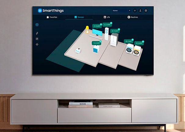 Samsung TQ65Q60DAUXXC Controla tu casa con SmartThings