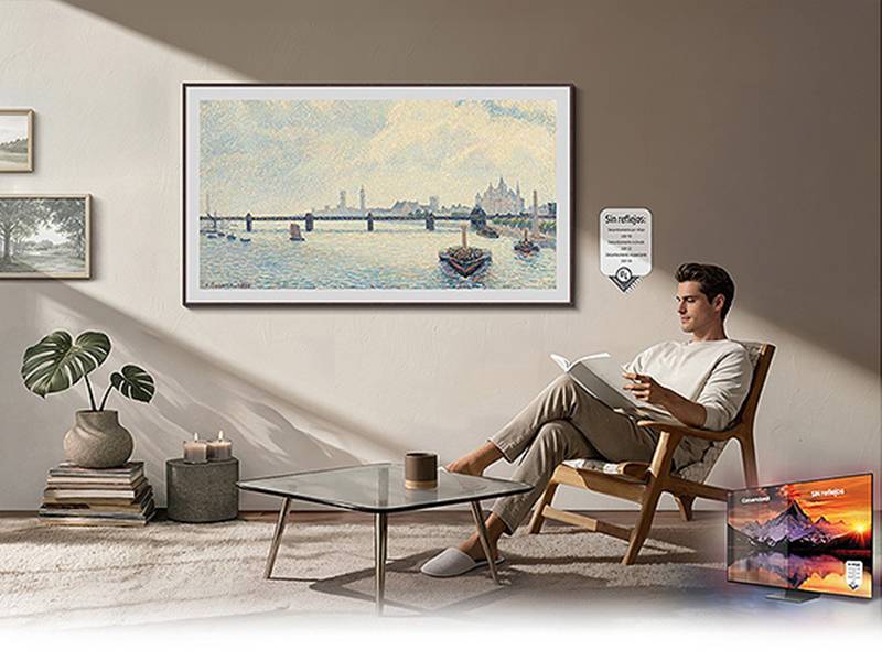 Smart TV Samsung The Frame Pro TQ75LS03HWUXXC 75'' - Tus obras y contenidos sin reflejos Smart TV Samsung The Frame Pro TQ75LS03HWUXXC 75'' Tus obras y contenidos sin reflejos
