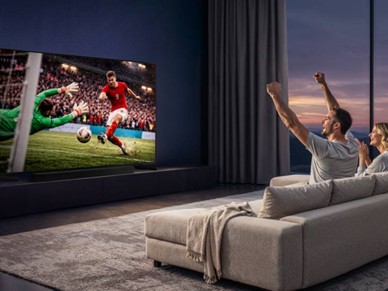 Smart TV Samsung TQ75QN73HAUXXC 75'' - Tus partidos de fútbol mejorados Smart TV Samsung TQ75QN73HAUXXC 75'' Tus partidos de fútbol mejorados