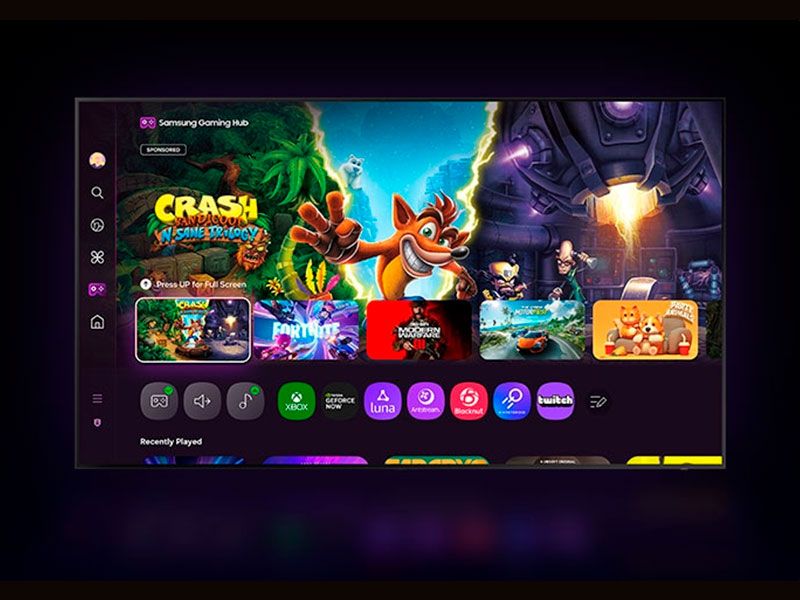 Samsung TU43U7005FKXXC Juega sin descargas