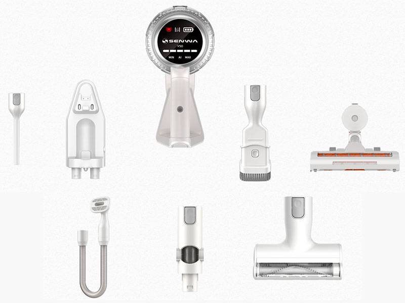 Aspiradora Senwa V50 Vacuum - Incluye todo lo que necesitas para una limpieza impecable Aspiradora Senwa V50 Vacuum Incluye todo lo que necesitas para una limpieza impecable