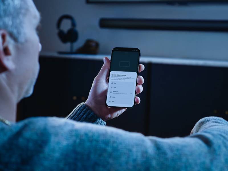 Barra de sonido SONOS Arc Ultra Mejora de la voz - Diálogos fáciles de entender