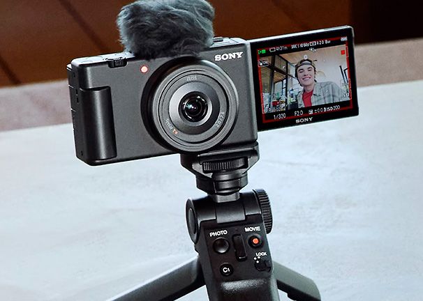 Cámara de fotos digital Sony ZV-1F Vloguea fácilmente